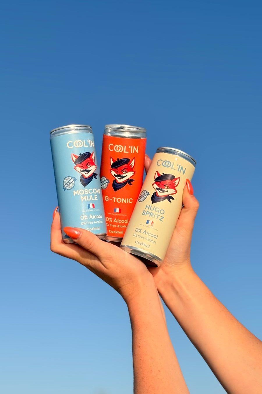 Trois cocktails sans alcool Cool'in