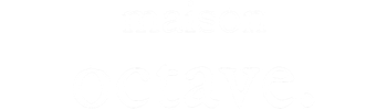 Logo blanc maison octave